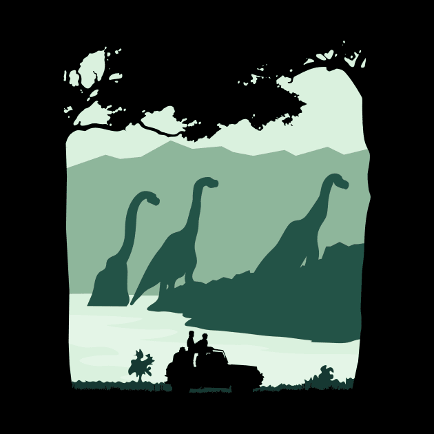 Dino Lake by LordNeckbeard