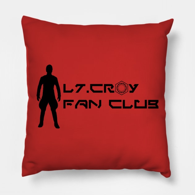 Lt Croy Fan Club Silhouette Pillow by NistMaru