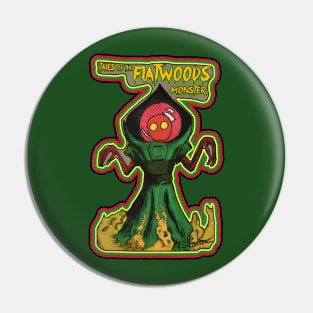 Flatwoods Retro Comic Pin