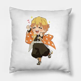 Kawaii Zenitsu From Demon Slayer Pillow