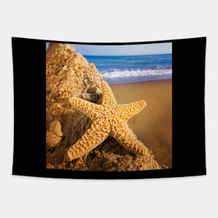 Starfish on Stone Tapestry