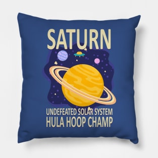 saturn undefeated solar system hula hoop champ 1 Pillow