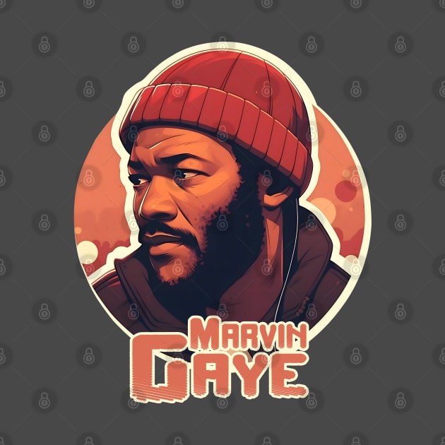 Marvin Gaye 70s Style by MARK ASHKENAZI