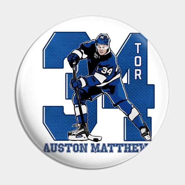 Auston Matthews Toronto Game Pin by stevenmsparks