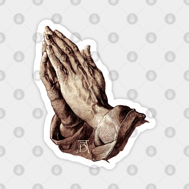 Praying Hands Magnet by Beltschazar