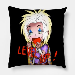 level up! great news for dnd gamers Pillow