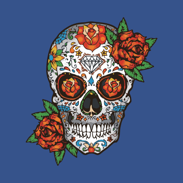 Discover skull flower - Skull Flowers Rose Bones Skeleton - T-Shirt