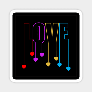 Love Text Magnet