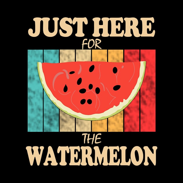 Just Here For The Watermelon by RainasArt