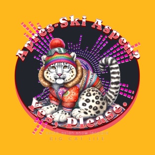 Apres-Ski Aspen Groovy Beanie Snow Leopard 6DL T-Shirt