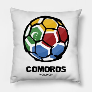 Comoros Football Country Flag Pillow