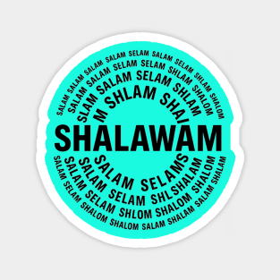 Shalom/Shalawam Magnet