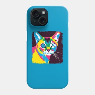 Singapura Cat Pop Art - Cat Lover Gift Phone Case