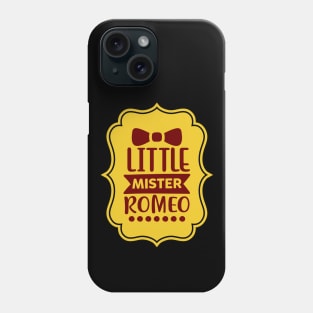 Little Mister Romeo | Cute Kid's Phone Case