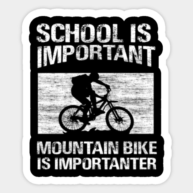 Mountain Bike Downhill Gift I Mountain Biking MTB - Mountain Bike - Sticker