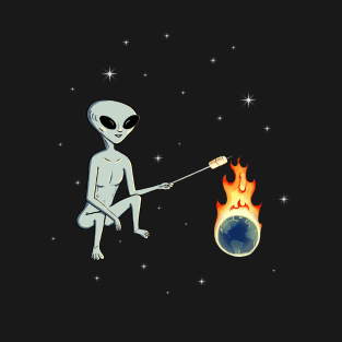 Alien Camping T-Shirt