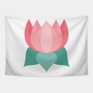 Cute Colorful Lotus Tapestry