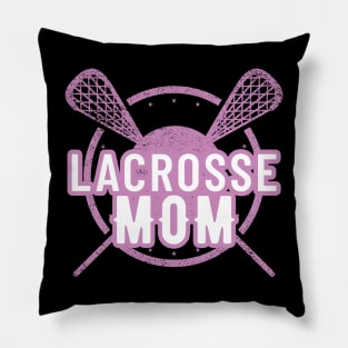 Womens Lacrosse Mom Lax Mother Sports Games Pillow