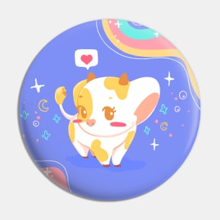 Lemon Cow Pin