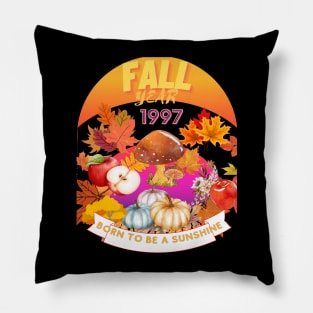 birthday t-shirt if you were born during fall 1997 Pillow