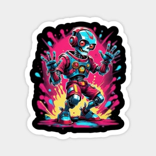 Retro Robot Magnet