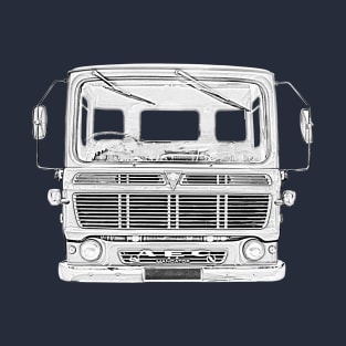 AEC Mandator classic 1970s British lorry monochrome T-Shirt