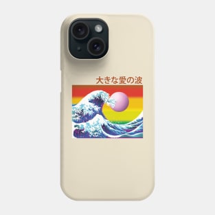 The great wave of love (is unstoppable) Phone Case