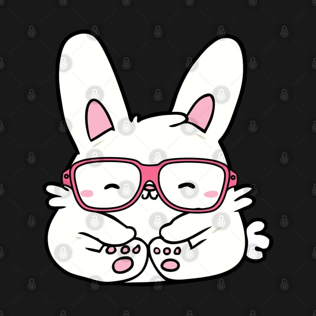 Bunny With Glasses by tramasdesign