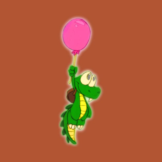 Croc! with his Balloon. by Steampunkd