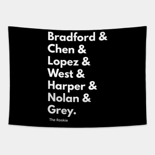 The Rookie Squad Goals (White Text) T-Shirt Tapestry