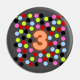 3 Number Pin