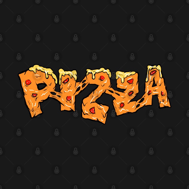 Pizza Typography Effect by yogisnanda