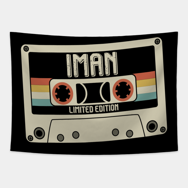 Iman Name Limited Edition Vintage Style Iman Tapestry Teepublic