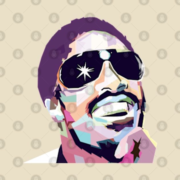 Stevie Wonder Wpap by Veljam