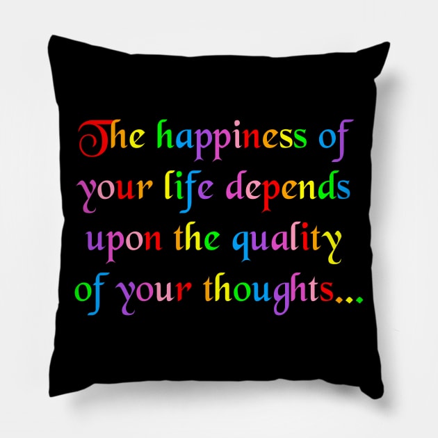 Inspirational Quote 2 Pillow by MelanieJeyakkumar