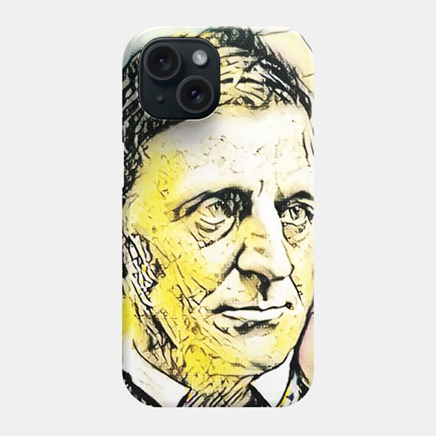 Ralph Waldo Emerson Portrait | Ralph Waldo Emerson Artwork 3 Phone Case by JustLit