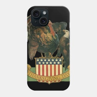 Turkey Shoving Eagle Funny Phone Case