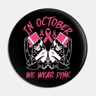 In October We wear Pink Breast Cancer Awareness.. Pin