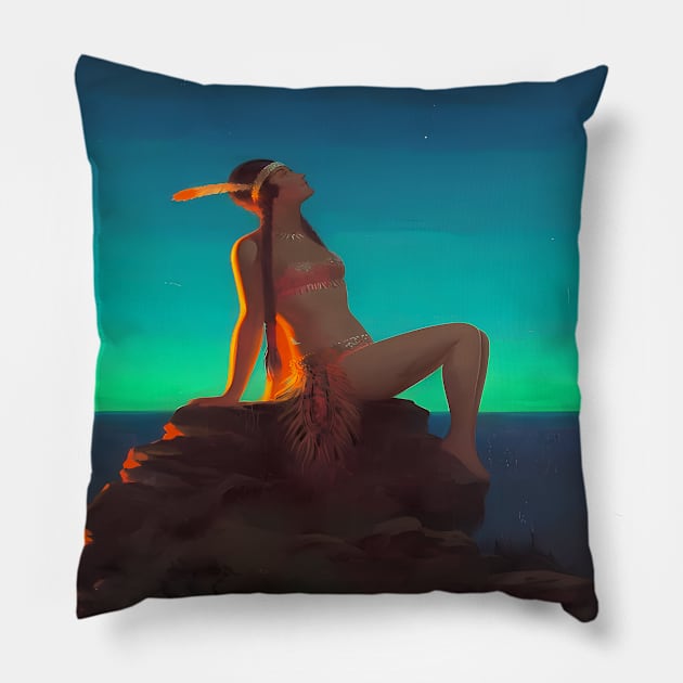 Evening Star Pillow by TrvlAstral