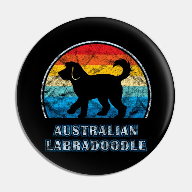 Australian Labradoodle Vintage Design Dog Pin by millersye