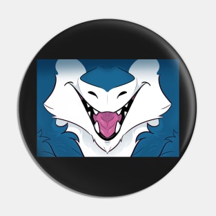 Blue Sergal Pin