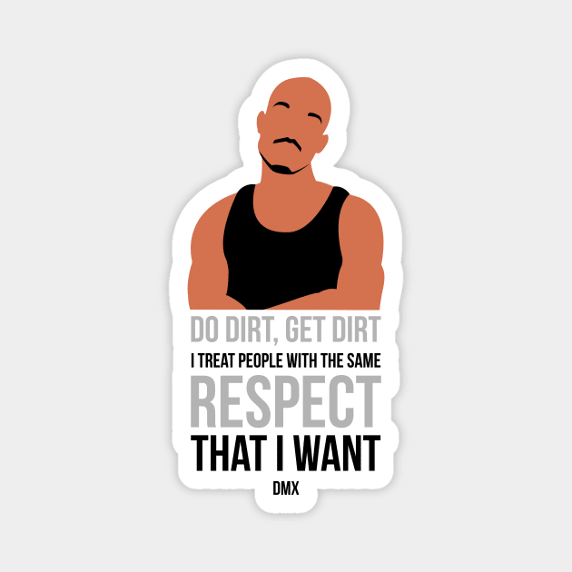 DMX Rap Quote Sticker Magnet by Melodik Vibe