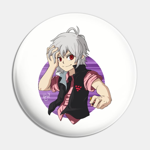 Shu Kurenai from Beyblade Burst Pin by Kaw_Dev