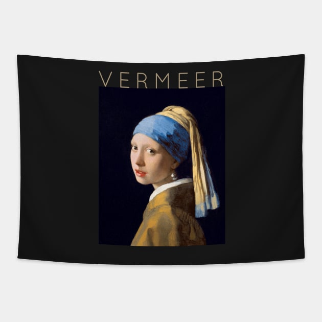 Johannes Vermeer - Girl With A Pearl Earring Tapestry by TwistedCity