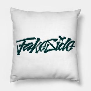 Typography Fakeside Pillow