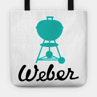 Grill Giants Weber Classic Vintage Light Green/Blue Kettle Tote