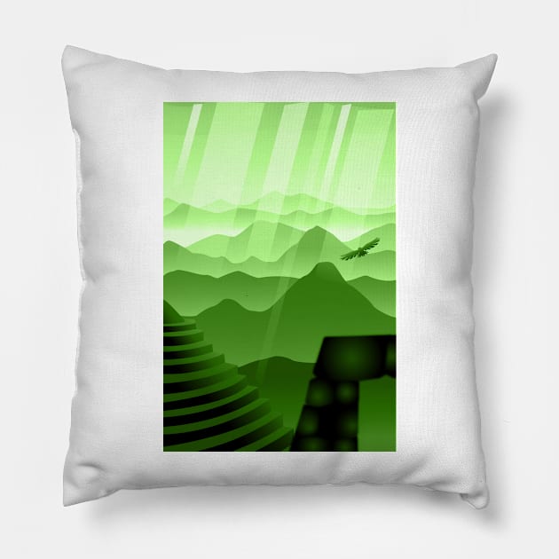 Inca Gate Pillow by itsmidnight