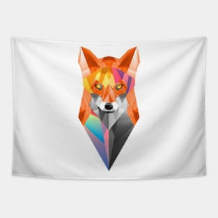 Geometric Fox Tapestry