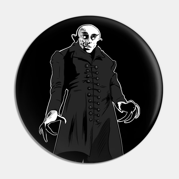 Nosferatu Pin by Black Snow Comics