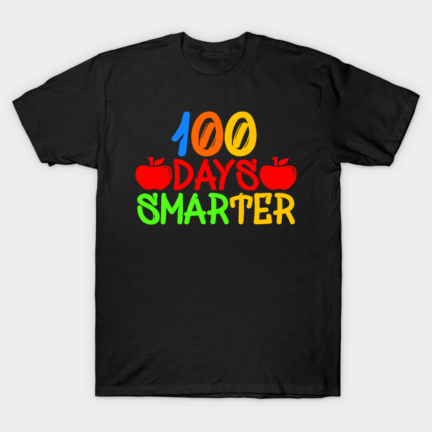 Discover 100 Days Smarter - 100 Days Of School - T-Shirt